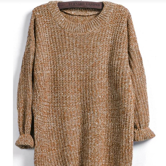 Dip Hem Knit Sweater - Picture 2 of 7